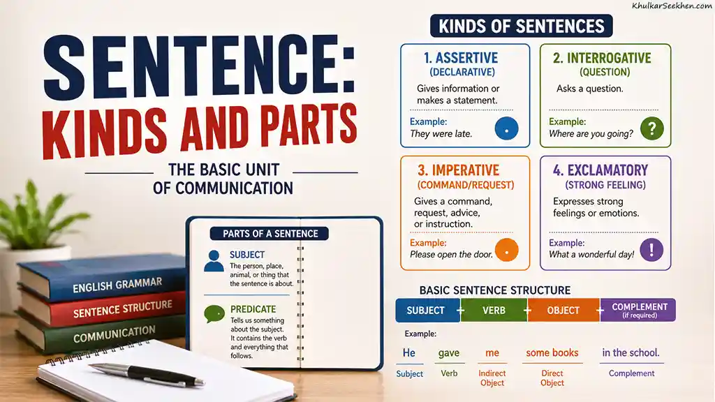 Sentence Kinds and Parts