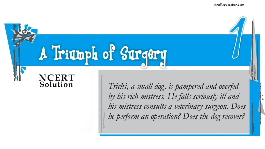A Triumph of Surgery NCERT