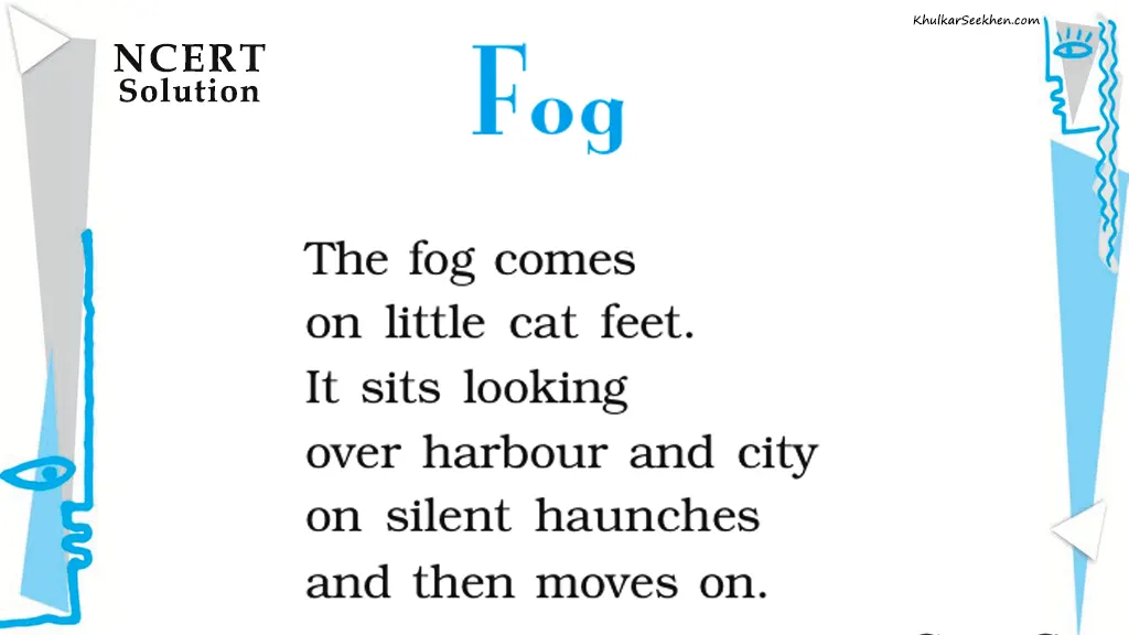 Fog Poem NCERT