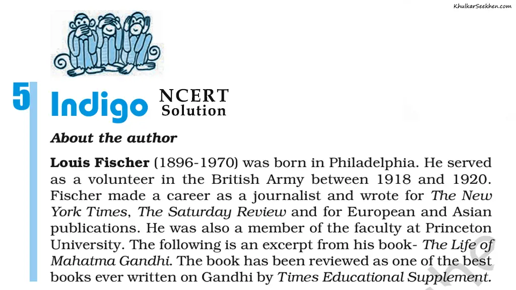 Indigo NCERT Solutions Class 12 English