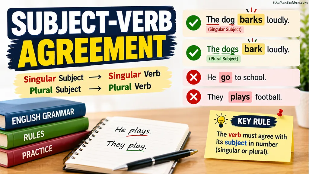 Subject-Verb Agreement – Definition, Rules, Examples and Exercises